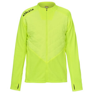 Grid-brushed training jacket